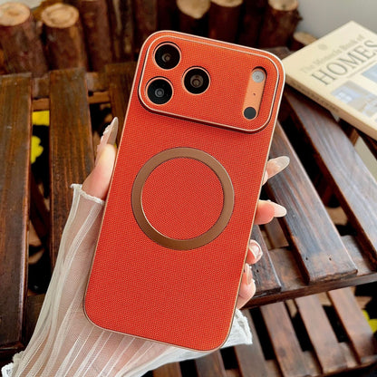 Magnetic Electroplated Fabric Case for iPhone