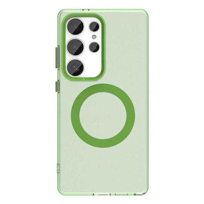 Simple candy-colored magnetic Samsung phone case