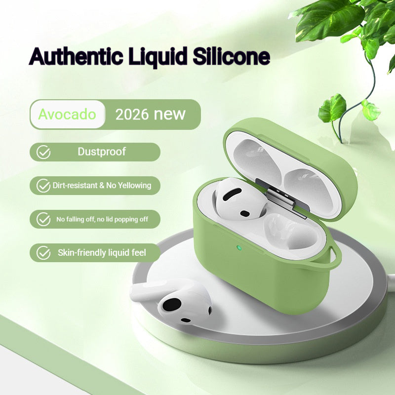Liquid silicone Apple earphone case