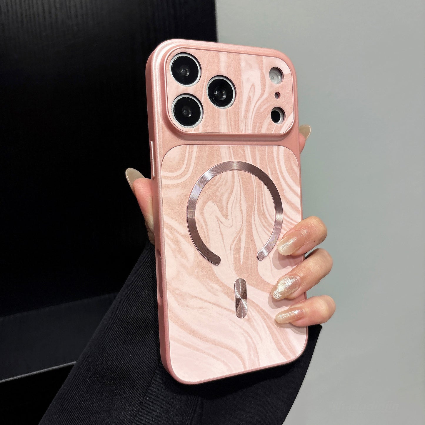 Creative Water Ripple Magnetic Apple Phone Case