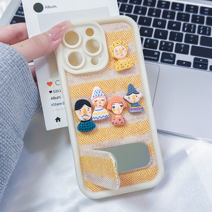 3D Cartoon Creative Apple Phone Case