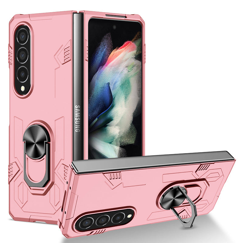 Mecha Ring Magnetic Samsung Z Fold Phone Case