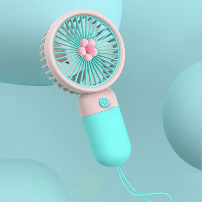 Cartoon cute handheld small fan
