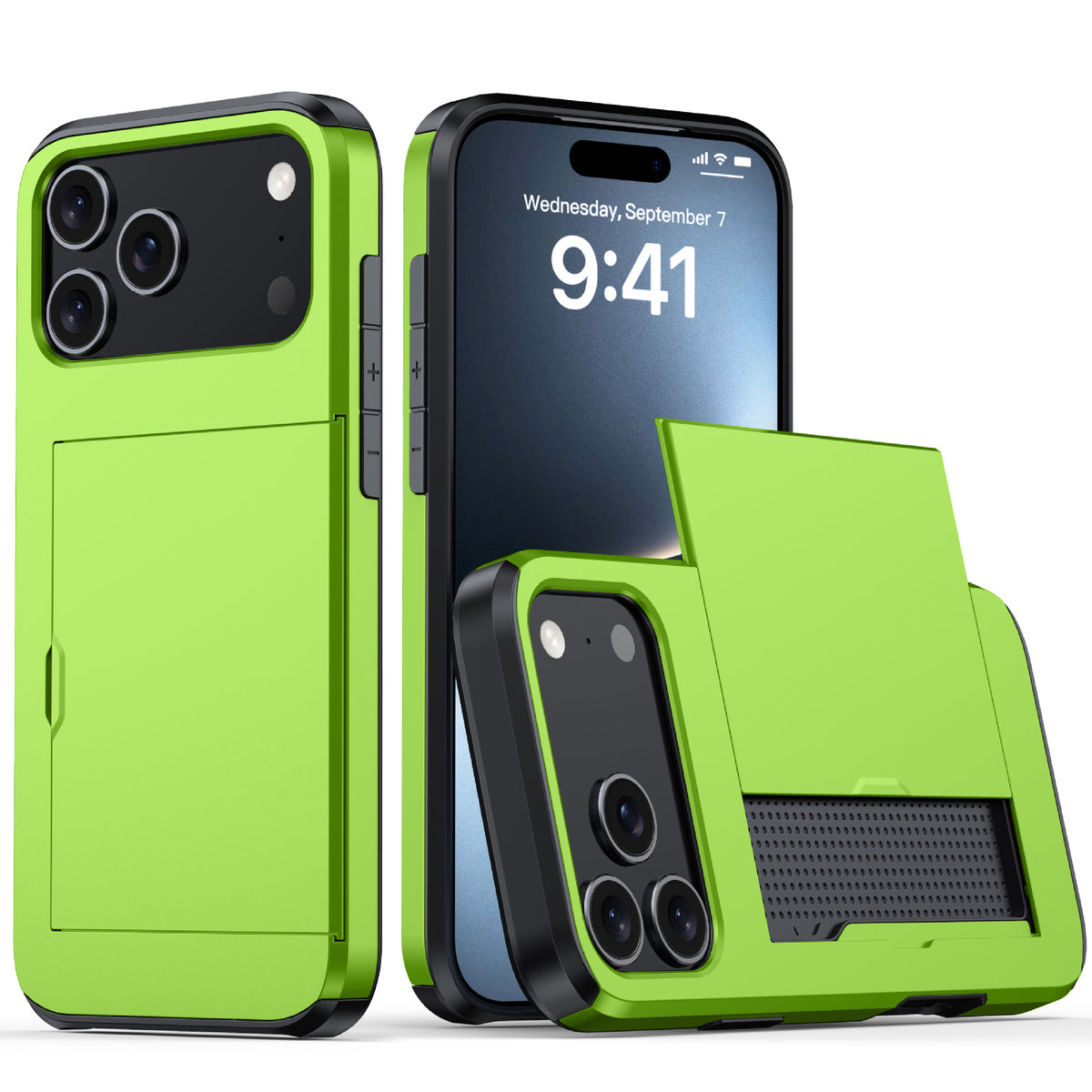 Matte, card-holding, drop-proof iPhone case