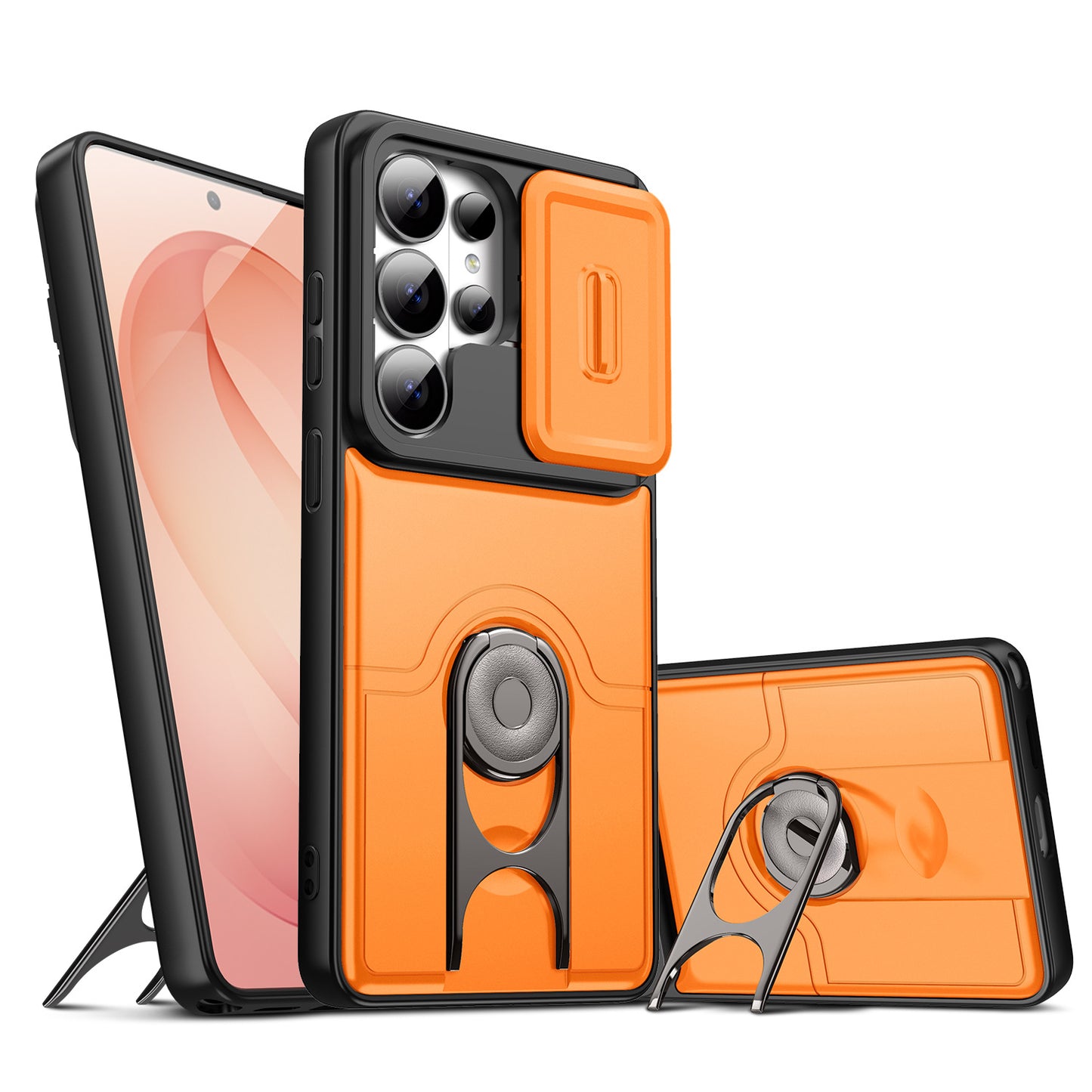 Linktop sliding window bracket mecha Samsung phone case