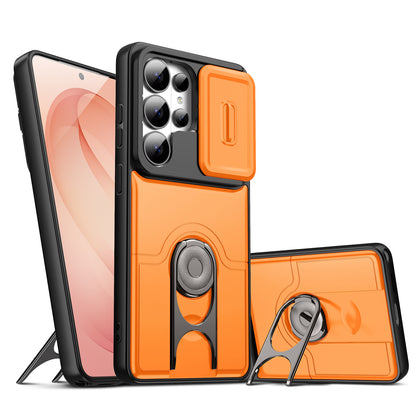 Linktop sliding window bracket mecha Samsung phone case