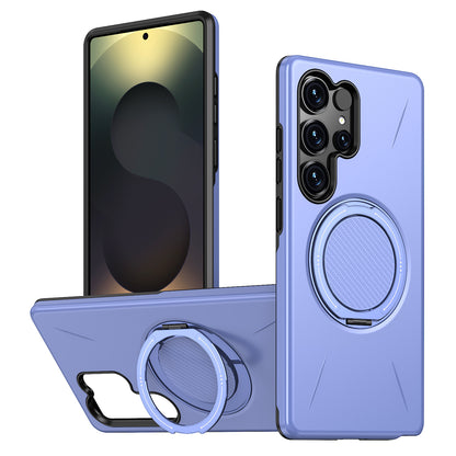 Rotating bracket magnetic Samsung mobile phone case