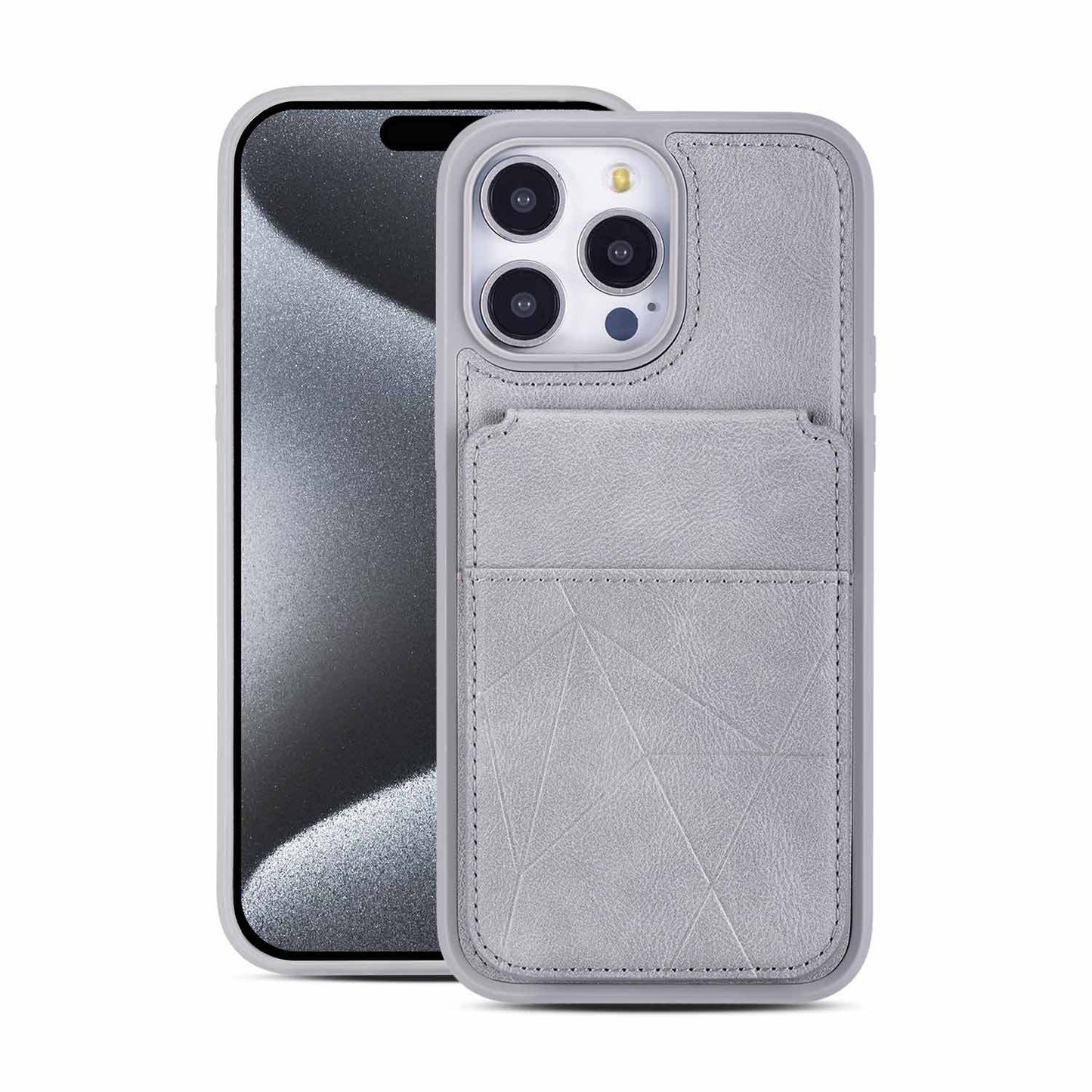 Magnetic card holder, leather case, Apple phone case