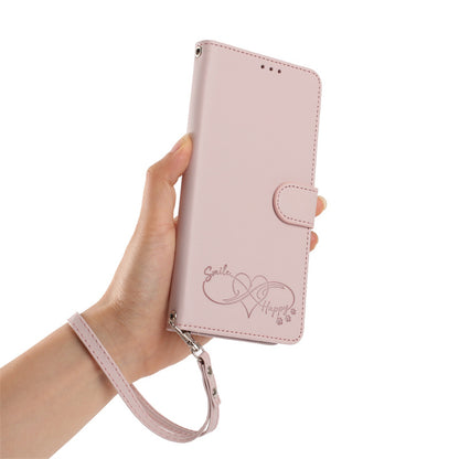 Heart-shaped letter leather Apple phone case