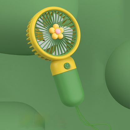 Cartoon cute handheld small fan