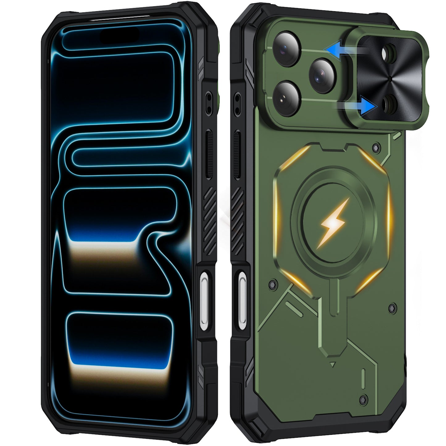Mecha Window Magnetic Apple Phone Case