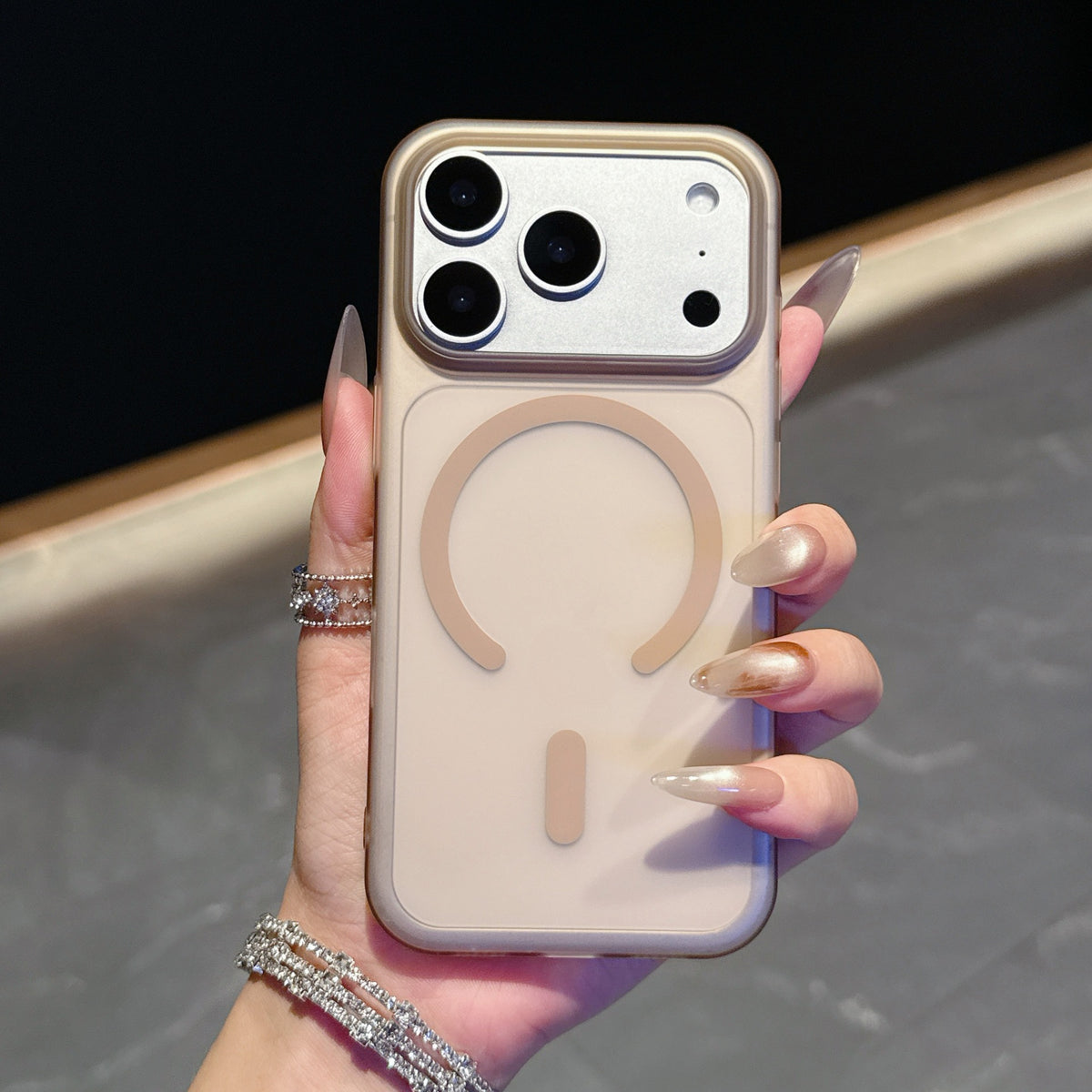 Frosted Colorful Magnetic iPhone Case