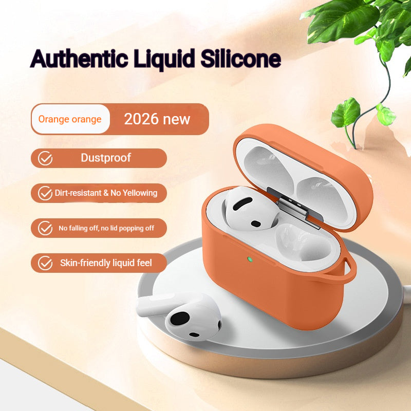 Liquid silicone Apple earphone case