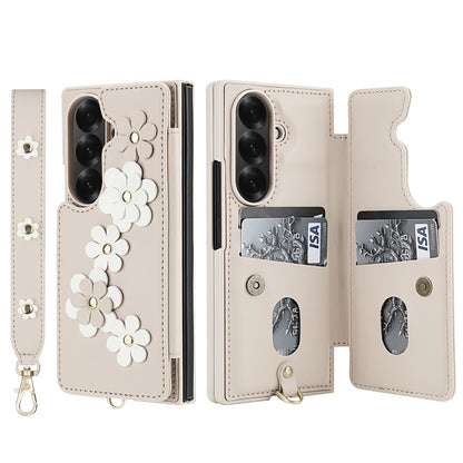 SIM card insert flower folding Samsung Z FOLD phone case