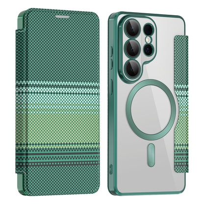 Colorful Shield Flip Magnetic Samsung Phone Case