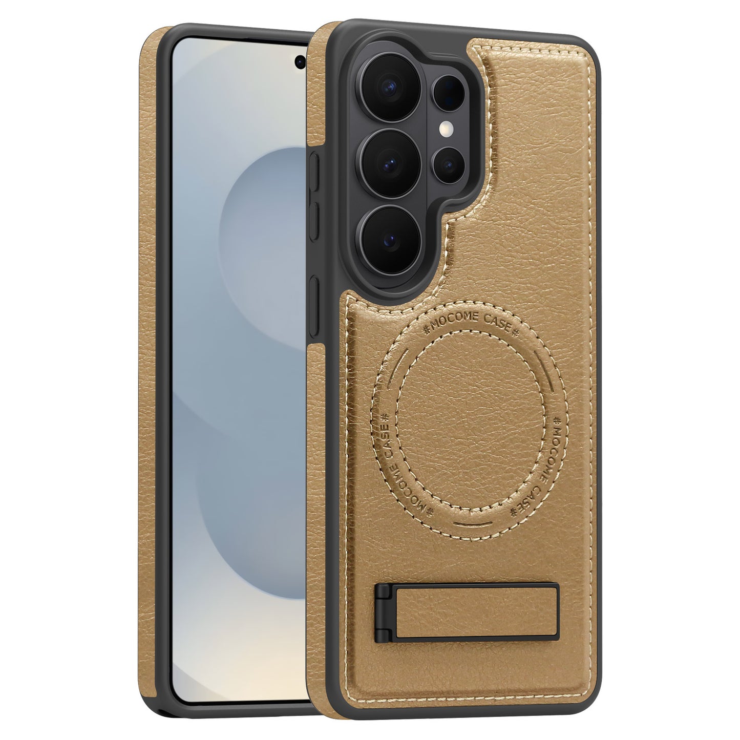 Jingdun Magnetic Stand Leather Case for Samsung Phones