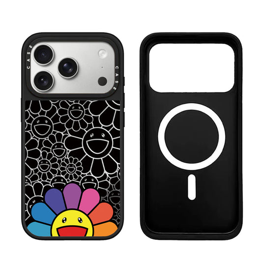 Magnetic full-screen sunflower Apple phone case