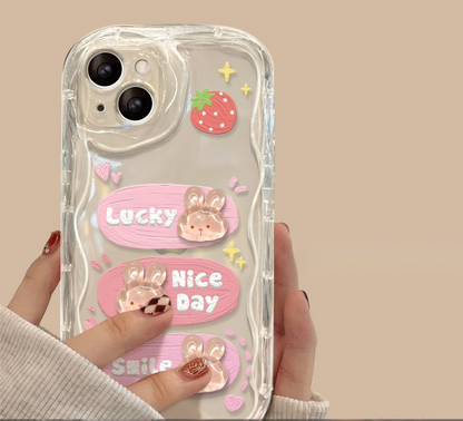 Transparent Creative Apple Phone Case