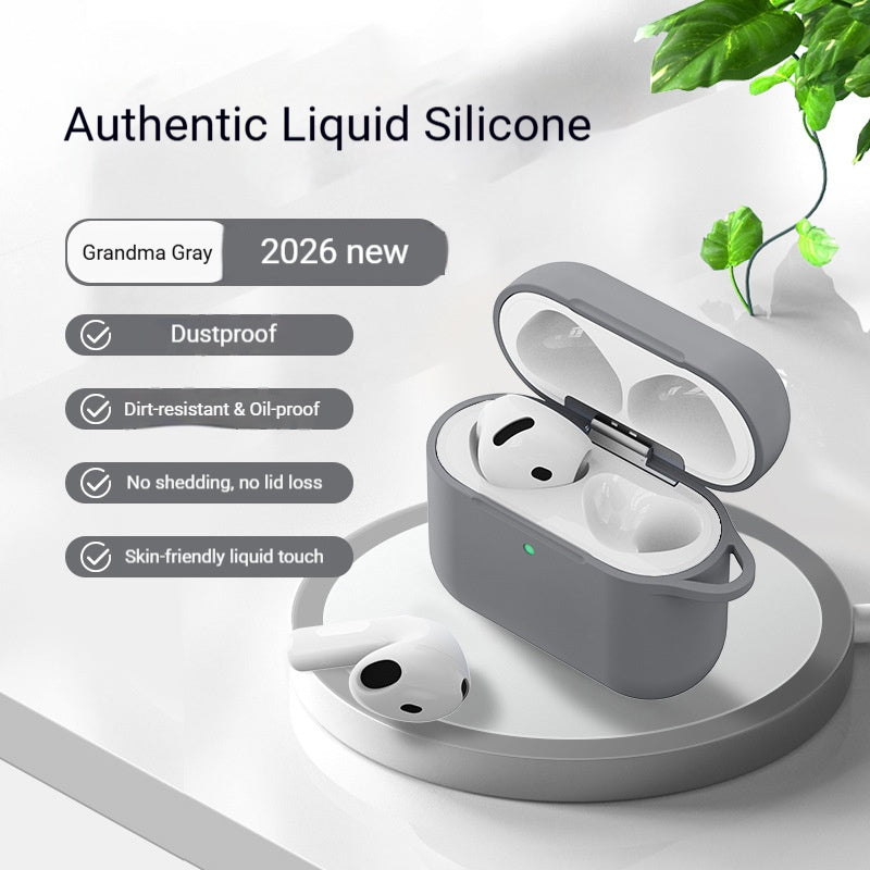 Liquid silicone Apple earphone case