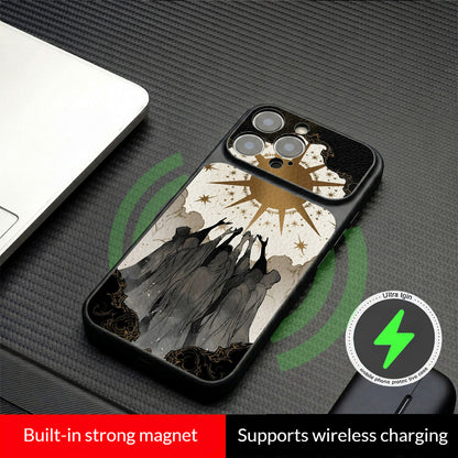 Sun God Worship Magnetic Apple Phone Case