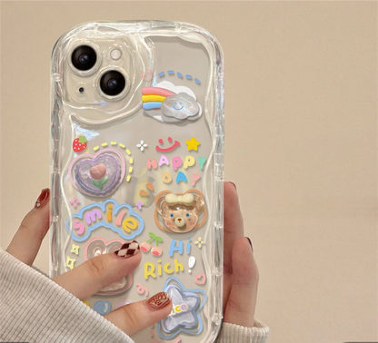 Transparent Creative Apple Phone Case