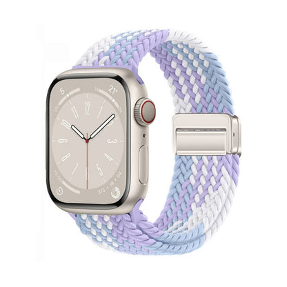 iwatch braided nylon magnetic watch strap