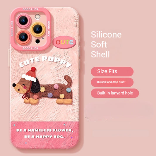 Silicone Dachshund iPhone Case