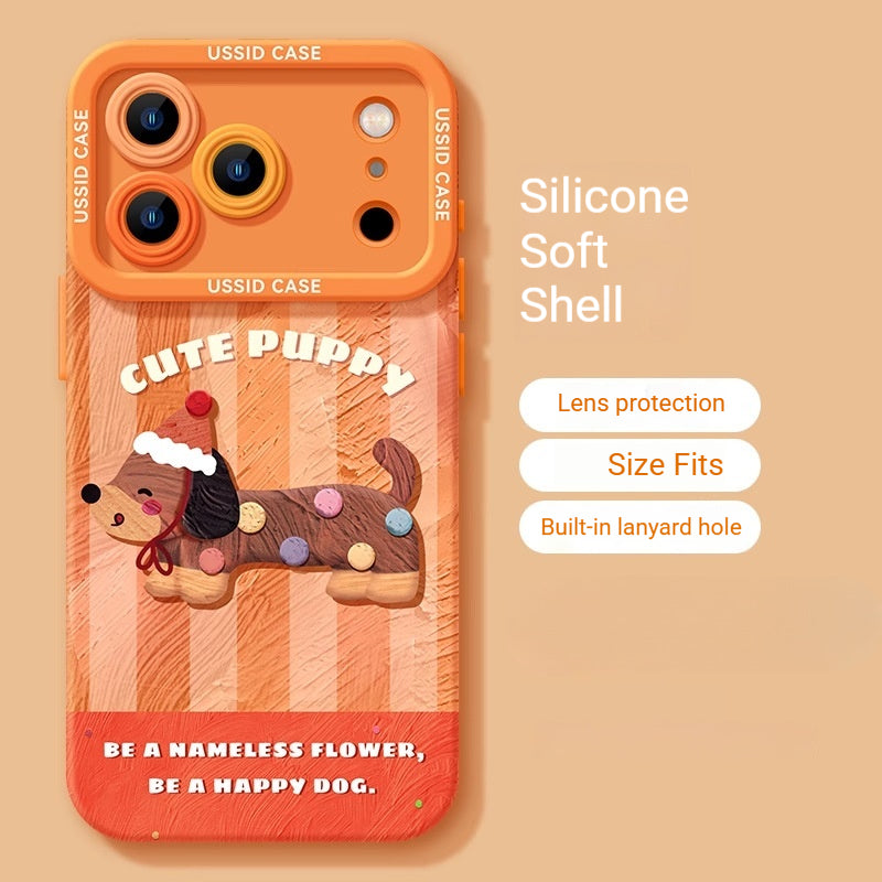 Silicone Dachshund iPhone Case