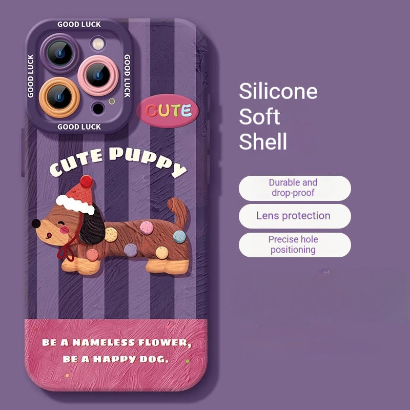 Silicone Dachshund iPhone Case