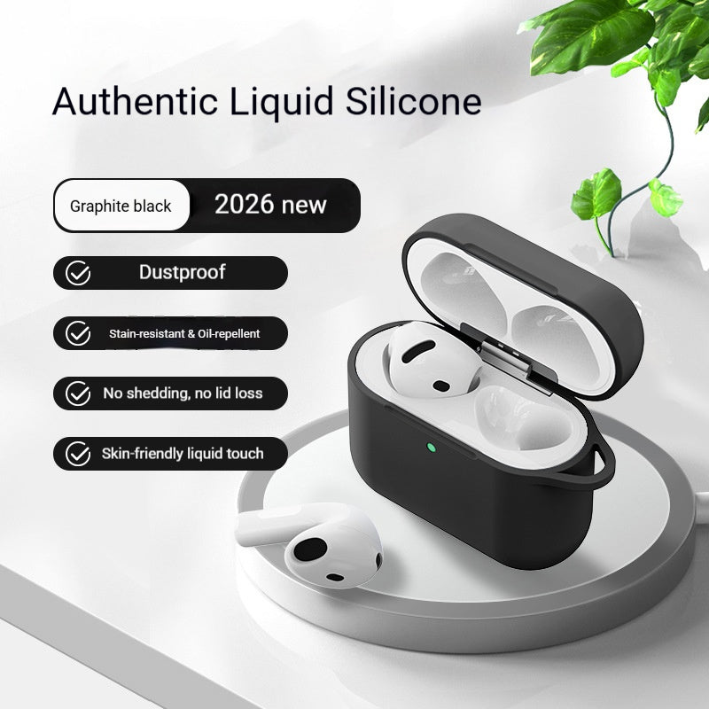 Liquid silicone Apple earphone case