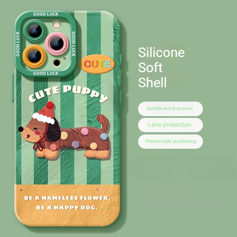 Silicone Dachshund iPhone Case