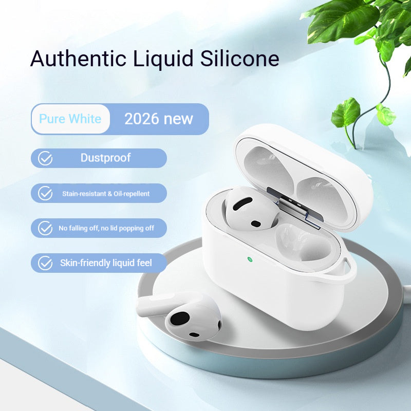 Liquid silicone Apple earphone case