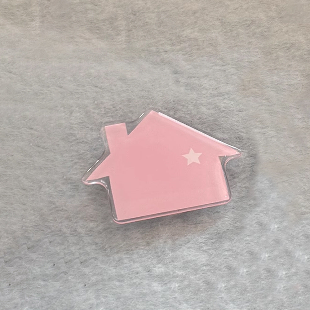 Acrylic Creative Back-Adhesive Shell Airbag Telescopic Lazy Stand