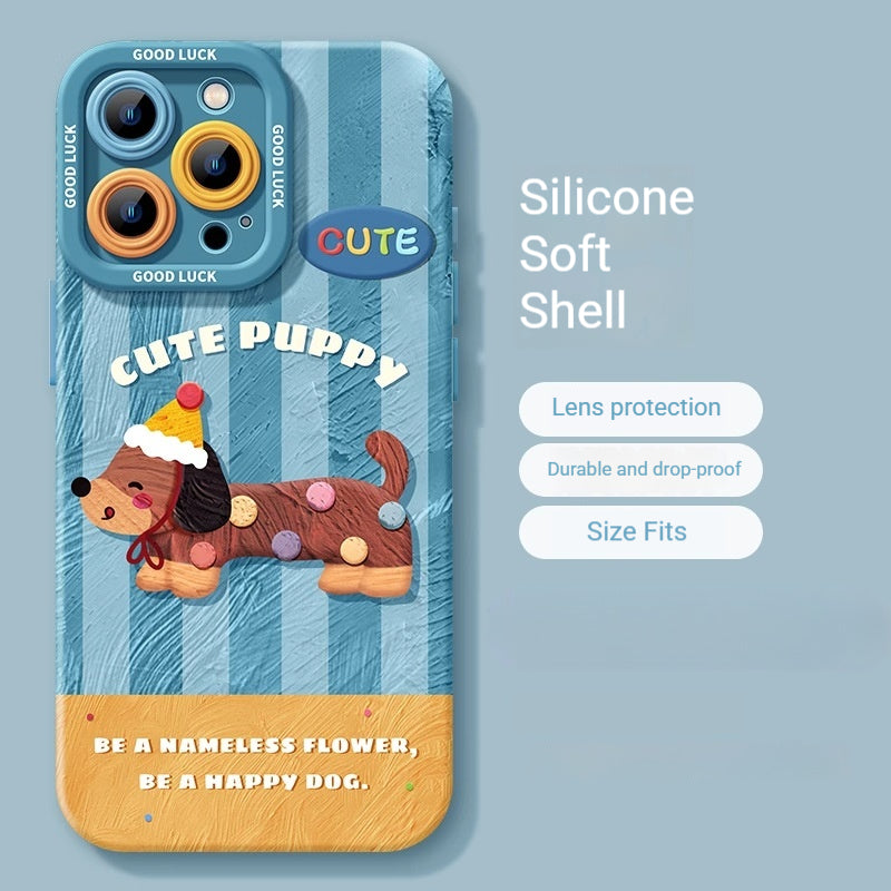 Silicone Dachshund iPhone Case