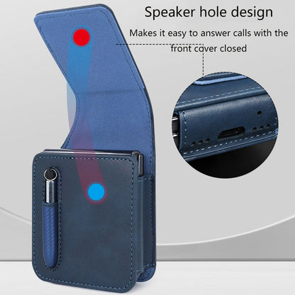 Suitable for Samsung Flip 3/4/5/6 Folding Screen Mobile Phone Belt Bag with Pen Slot