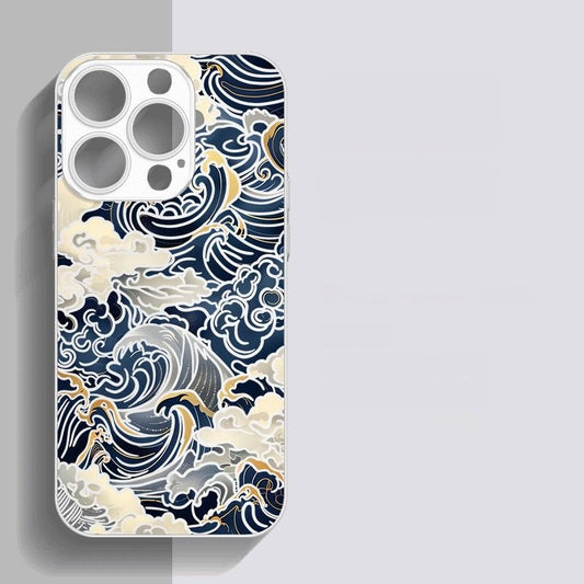 Ultra-thin Ukiyo-e Wave Apple Phone Case
