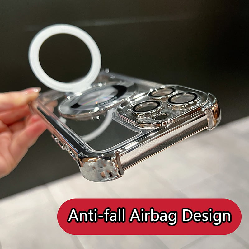 New In iPhone Series Case - Airbag Anti-fall iPhone Case with Invisible Ring Stand