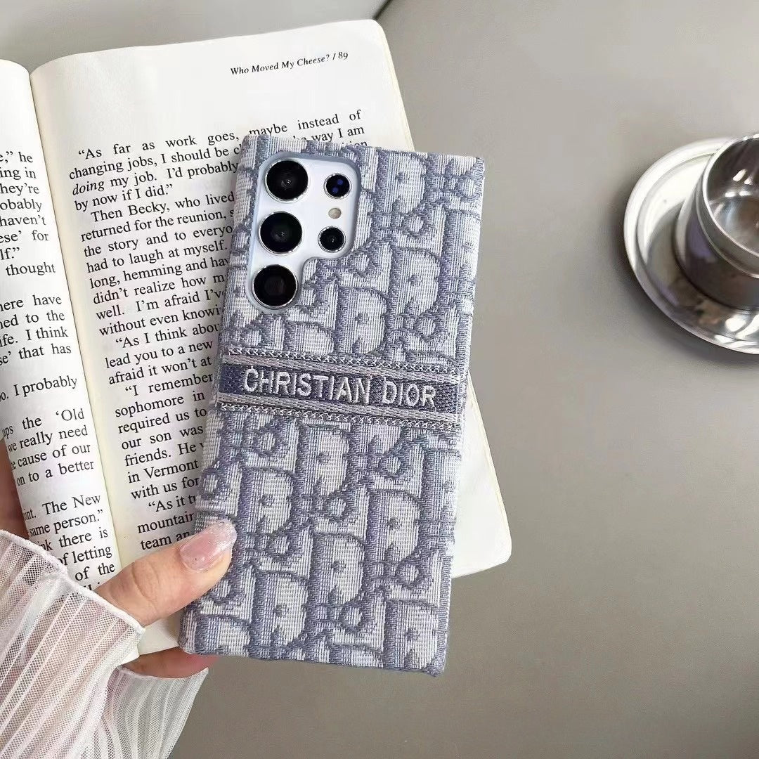 Fabric Embroidered Samsung Phone Case