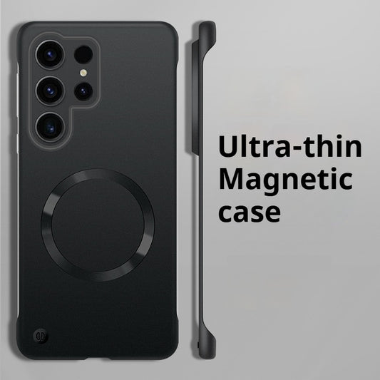 Ultra-thin borderless magnetic Samsung phone case