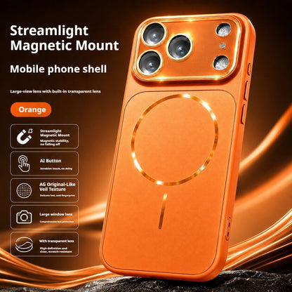 Flowing Light Magnetic Large Window Apple Phone Case