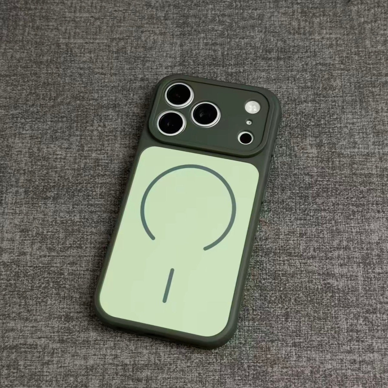 Dual-color skin-feel magnetic Apple phone case