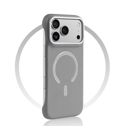Stylish solid color leather frameless magnetic Apple phone case