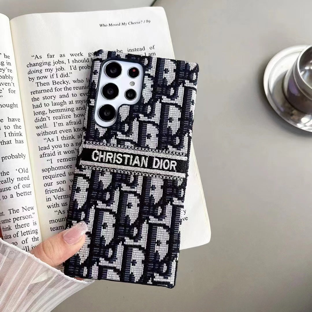 Fabric Embroidered Samsung Phone Case