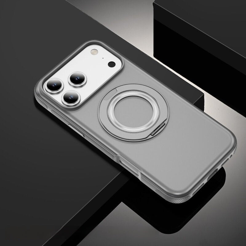 Simple magnetic stand Apple phone case