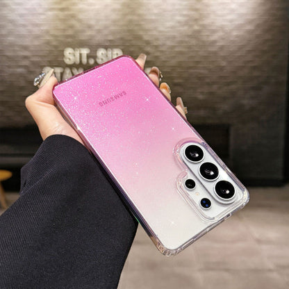 Starry Sky Gradient Glitter Samsung Phone Case