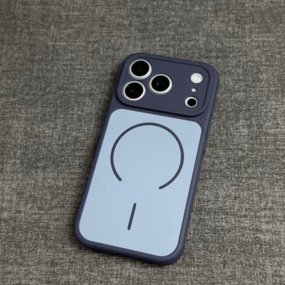 Dual-color skin-feel magnetic Apple phone case