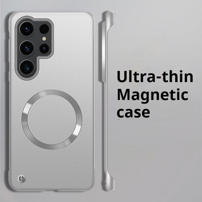 Ultra-thin borderless magnetic Samsung phone case