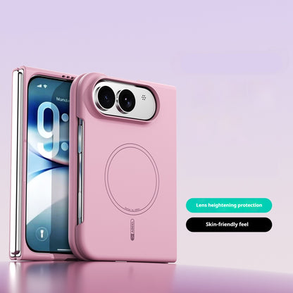 Ultra-thin PC skin-feel magnetic Apple phone case