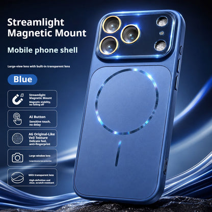 Flowing Light Magnetic Large Window Apple Phone Case