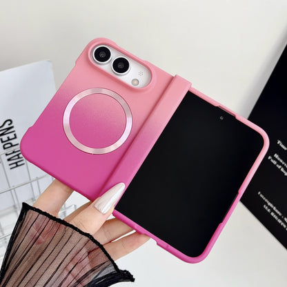 Gradient color shockproof magnetic Apple phone case